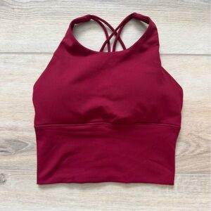 Women's Burgundy Sports Bra NWOT